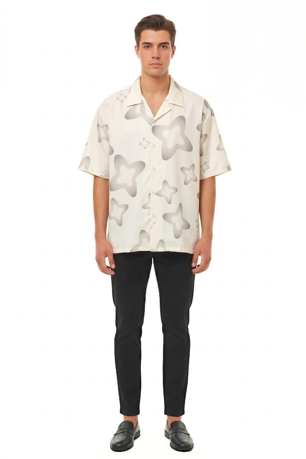 NEO-DIGITAL GEOMETRIC OVERSIZED SHIRT