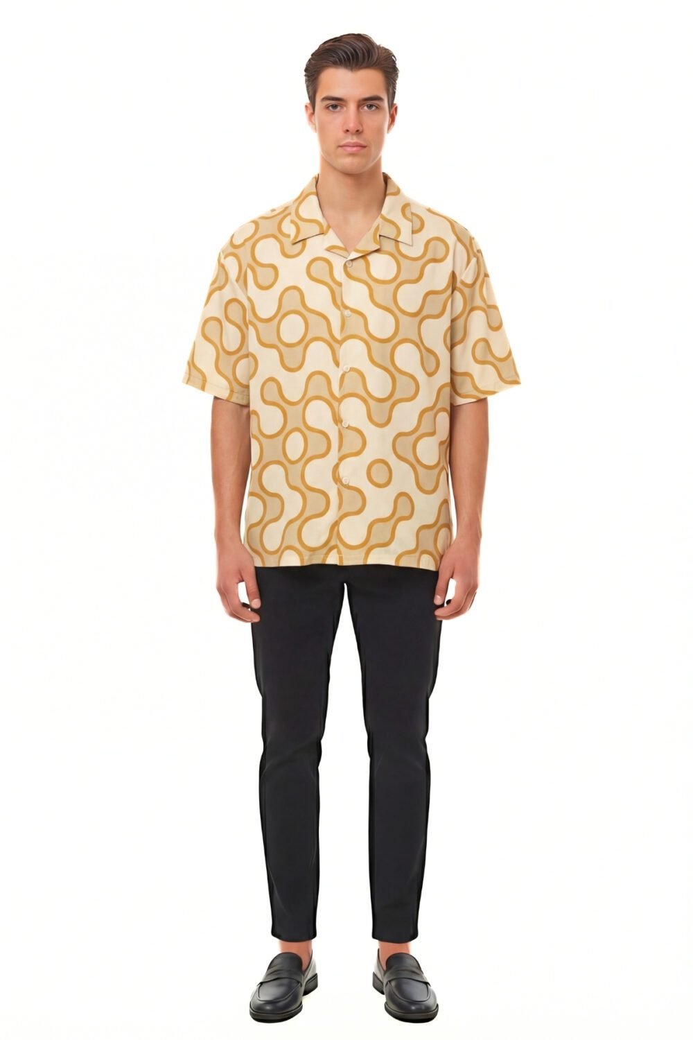 SLATE TEXTURED MINERAL OVERSIZED SHIRT