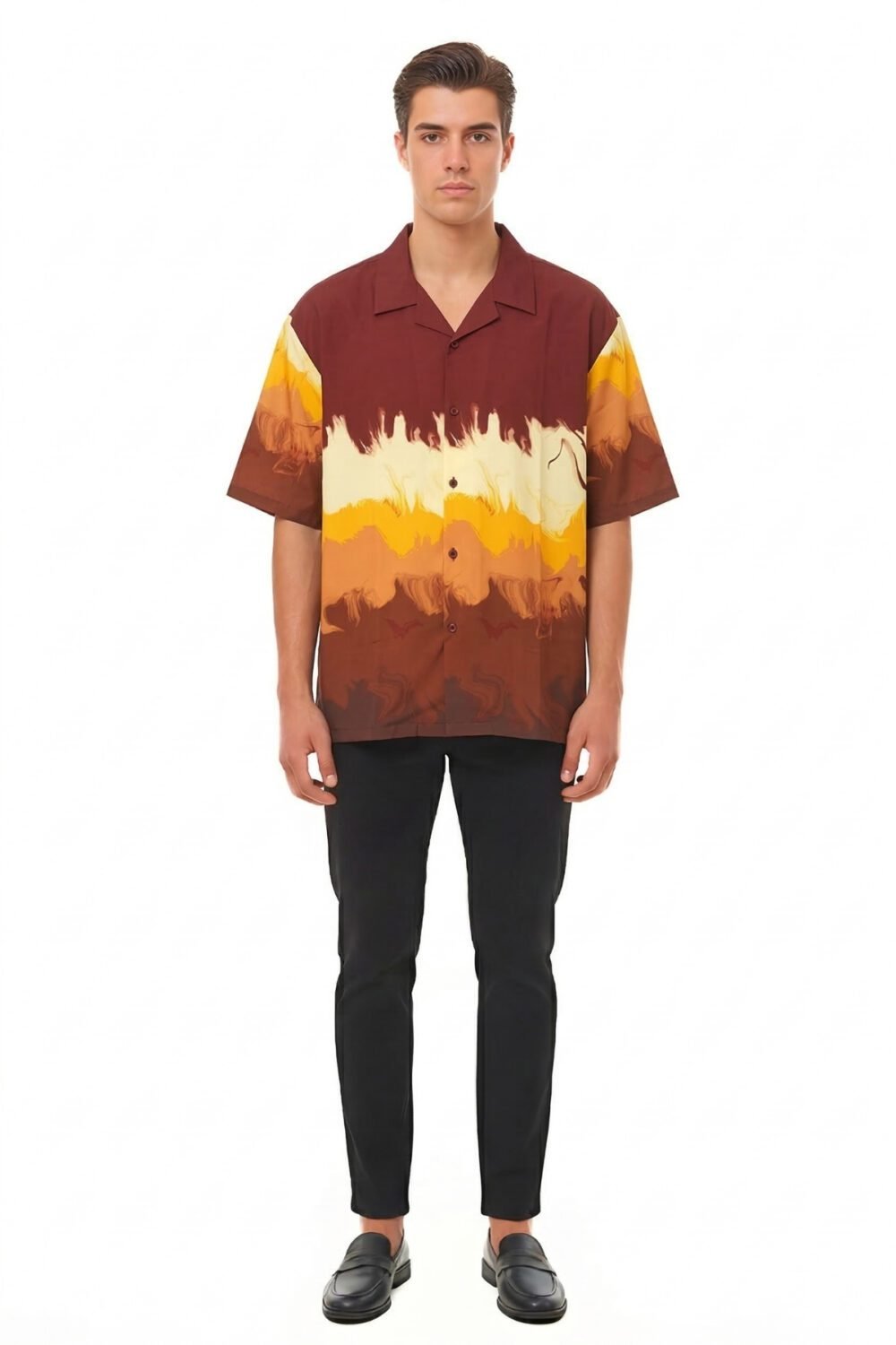 NEBULA GRADIENT AURA OVERSIZED SHIRT