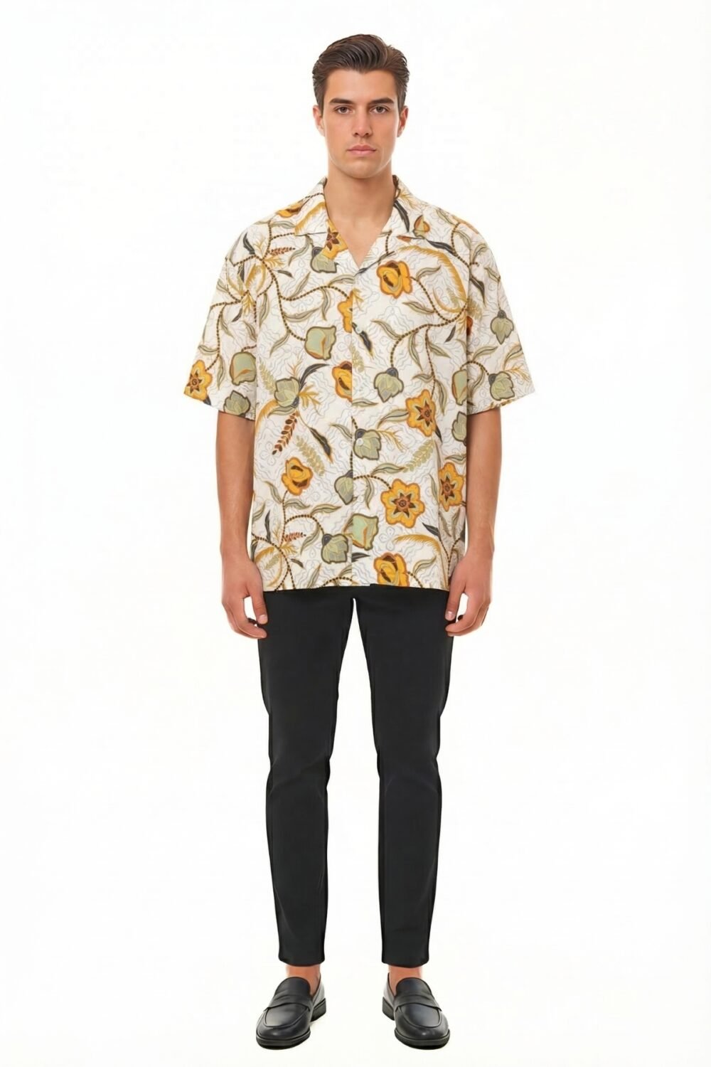 SUNSET EXOTIC BLOOM OVERSIZED SHIRT