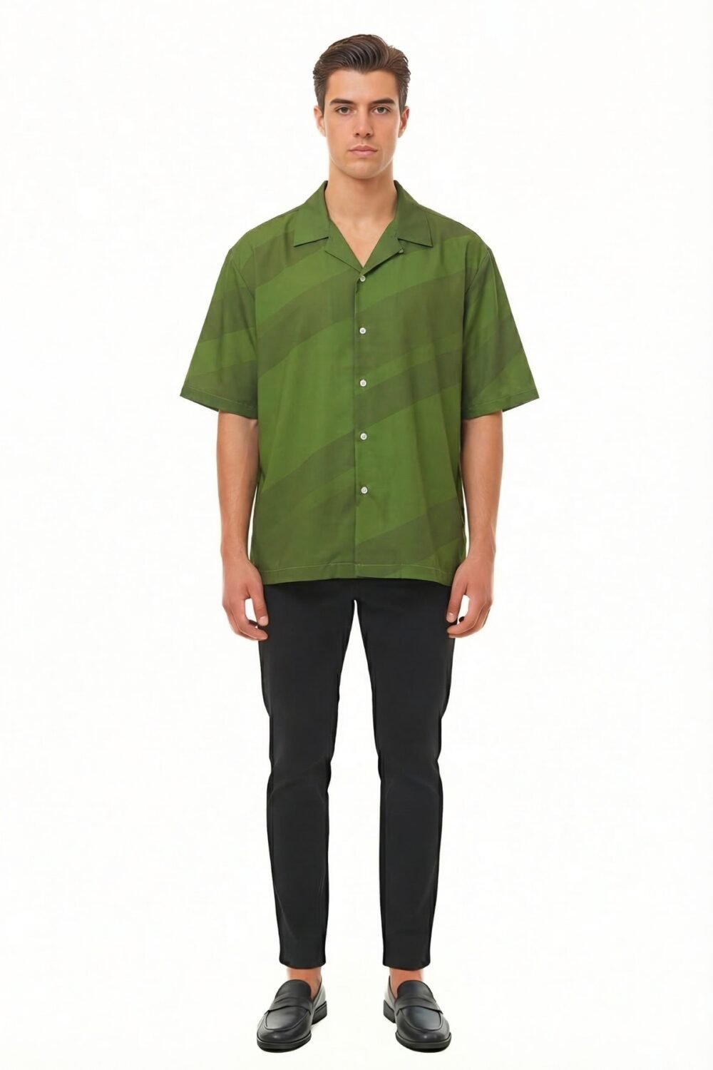 ARTISAN SKY FLORAL OVERSIZED SHIRT